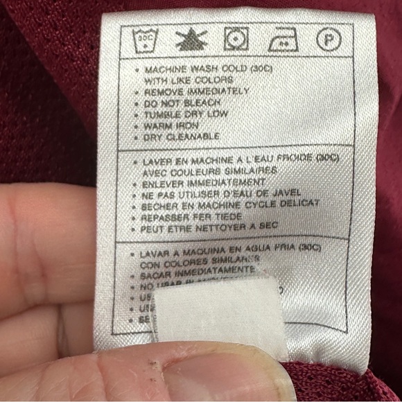 Men’s Vintage Nike Maroon Two-Piece Track Jacket and Pants Set Warmups Athletic - Picture 11 of 16